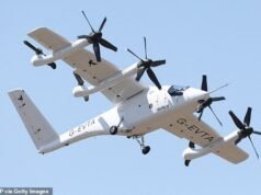 A empresa britânica de táxis Electric Vertical Aerospace entregou um pacote de apoio governamental de £ 10 milhões