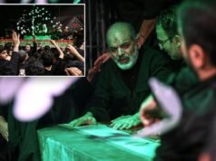 O general iraniano Ahmad Vahidi saiu do esconderijo pela primeira vez em meses antes do funeral de Ali Khamenei