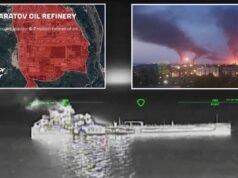 Drones ucranianos atacam instalações petrolíferas russas, incendiando mais petroleiros