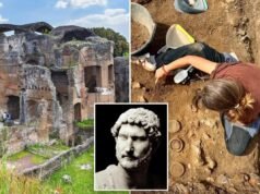 Uma cripta escondida escavada sob a terra de um lendário imperador romano