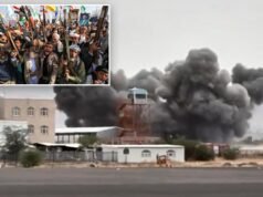 Houthis disparam mísseis contra a Arábia Saudita, jurando vingança após ataque ao aeroporto