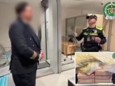 Espanhol é preso na Colômbia escondendo cocaína sob uniforme falso de piloto
