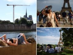 A França relatou mais de 5.700 mortes relacionadas às ondas de calor enquanto temperaturas escaldantes atingiam o país