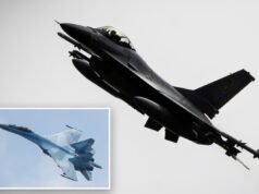 Caças F-16 ucranianos fizeram história ao atacar jatos Su-35 russos