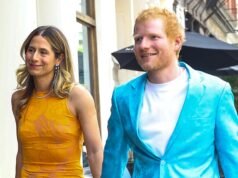 Ed Sheeran e Cherry Seaborn compareceram