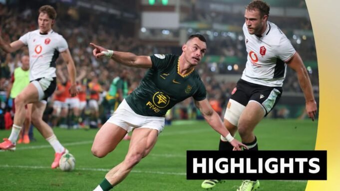 Destaques do Campeonato das Nações: África do Sul 43-0 País de Gales
