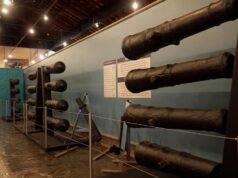 Canhão da Guerra Revolucionária encontrado no fundo do rio Savannah após 240 anos