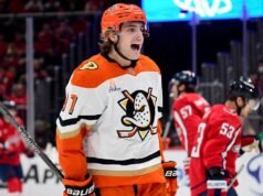 Folha de ofertas de folhetos para a estrela dos Ducks, Karlsson