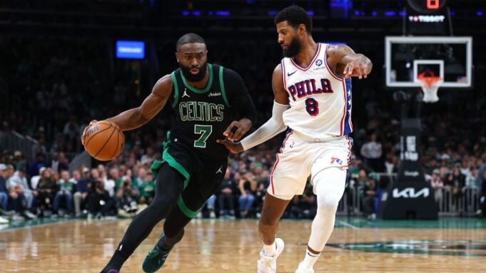 Jaylen Brown perdeu volume na Filadélfia, mas é um…