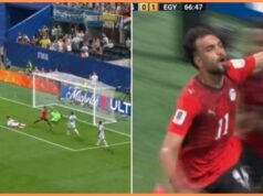 Mostafa Ziko marca para Egito x Argentina