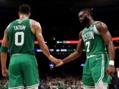 Tatum: ‘Difícil’ ver Brown partir, mas orgulhoso da época