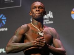 Adesanya deixando a academia por muito tempo em meio a uma derrapagem de 4 lutas