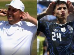 O golfista argentino recriou a Enzo Sale no Open