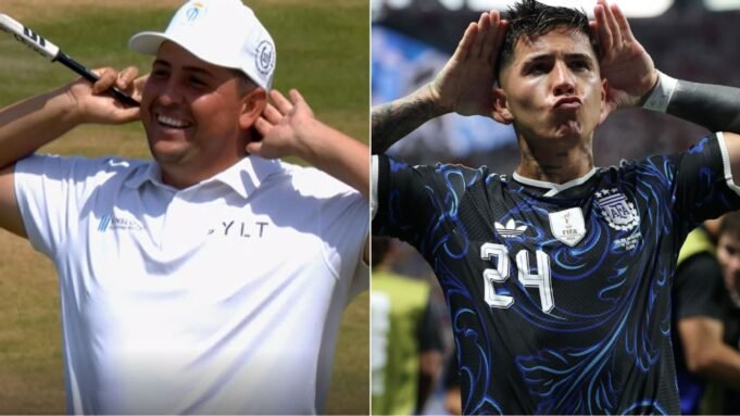 O golfista argentino recriou a Enzo Sale no Open