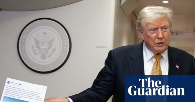 ‘Corrupção descarada’: críticos criticam o plano da Trump Media de vender acesso prioritário às postagens do Truth Social | Donald Trump ‘Corrupção descarada’: críticos criticam o plano da Trump Media de vender acesso prioritário às postagens do Truth Social | Donald Trump