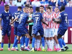 Mbappé marcou na vitória da França sobre o Paraguai por 1 a 0.