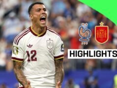 A Espanha chegou à final da Copa do Mundo depois de derrotar a França.