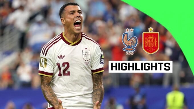 A Espanha chegou à final da Copa do Mundo depois de derrotar a França.