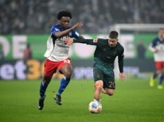 O zagueiro do Hamburgo, Aboubaka Soumahoro, foi emprestado ao Mallorca