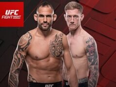 Santiago Ponzinibbio volta para enfrentar o finalizador britânico no UFC Abu Dhabi.