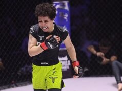 Jovem estrela vence nocaute na primeira luta feminina de MMA na Arábia Saudita