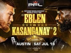 PFL Austin’ Eblen vs. Kasanganay 2′ jogada a jogada, resultados e pontuação da rodada