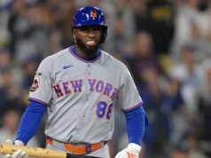O Mets ativou Luis Robert Jr. (costas) do IL.