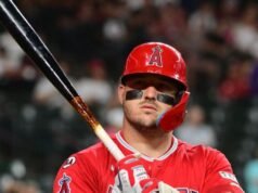 Mike Trout dos Angels foi ativado na escalação para jogar o All-Star Game.