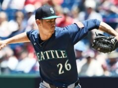 Em ordem de rotação, os Mariners mandam Emerson Hancock para o monte contra os Blue Jays.