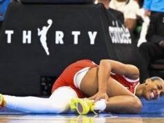 Aces All-Star A’ja Wilson (tornozelo) não jogará contra Fever.