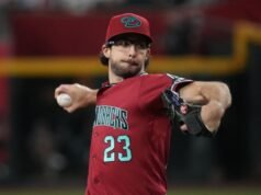 Diamondbacks colocou RHP Zac Gallen (cotovelo) em IL.