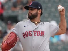 Patrick Sandoval, por sua vez, levou o Red Sox a uma varredura sobre o White Sox.