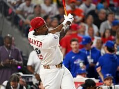 Jordan Walker derrotou o favorito da casa Kyle Schwarber na final do HR Derby.