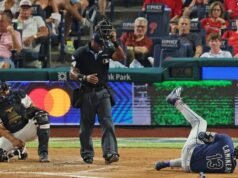 Caminero (mão) na escalação contra o Red Sox