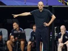 O técnico da Inglaterra, Thomas Tuchel, “não se arrepende” da estratégia.