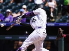 Slugger Hunter Goodman, Rockies tenta desacelerar os nacionais.