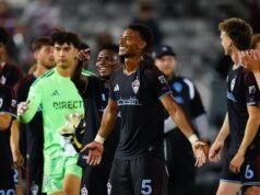 Loic Williams, do Rapids, marcou no final de sua estreia para dar a liderança ao San Diego