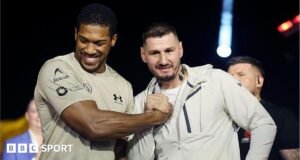 Anthony Joshua x Christine Peringa: Grã-Bretanha abraça os holofotes de retorno antes da luta na Arábia Saudita