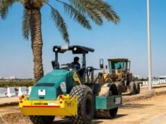 Com 500 metros de extensão… início da segunda rua Riyadh em Tarut. desenvolvimento
