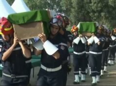 O Reino da Argélia oferece conforto às vítimas do incêndio da Fundação Paramédica Infantil