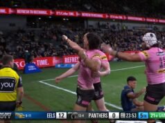 McLean marcou um raro try no escanteio