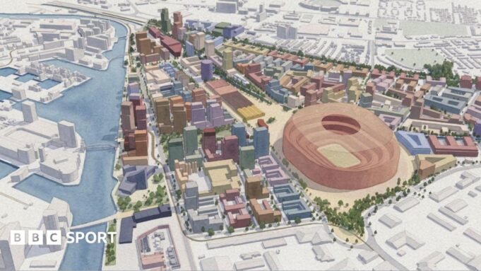 Man Utd: Revelada a localização do novo estádio a 350 metros de Old Trafford Man Utd: Revelada a localização do novo estádio a 350 metros de Old Trafford