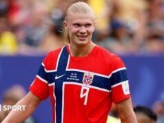 Copa do Mundo de 2026: Toda a pressão está sobre a Inglaterra antes das quartas de final, diz o norueguês Erling Holland