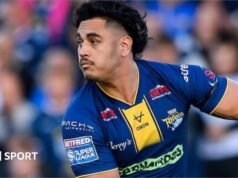 Leeds Rhinos: Lesionado, Keenan Palasia ficou afastado dos gramados por seis semanas devido a uma lesão no pé.