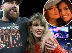 Khloe Kardashian reage ao look de casamento de Taylor Swift de Vanessa Bryant
