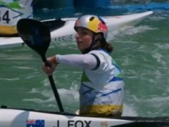 Jess Fox conquista seu quinto título no percurso olímpico de Los Angeles