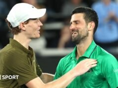 Semifinais de Wimbledon 2026: Novak Djokovic e Janic Sinner se encontrarão novamente na história