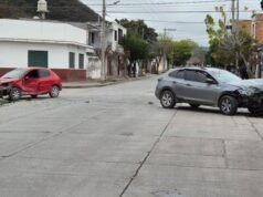 Acidente após perseguição policial e feridos em Salta