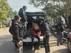 Detenção de um homem no Libertador General San Martin depois de tentar escapar