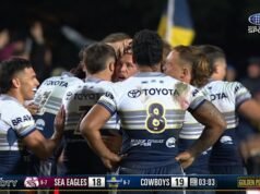 Drinkwater chutou um ponto de ouro para os Cowboys